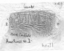 Thumbnail of Rubbing of  EMM[ die 1 from Carlisle Annetwell St. 130K